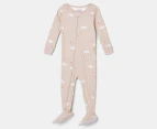 Carter's Baby/Toddler Swan Footed Pyjamas - Light Pink