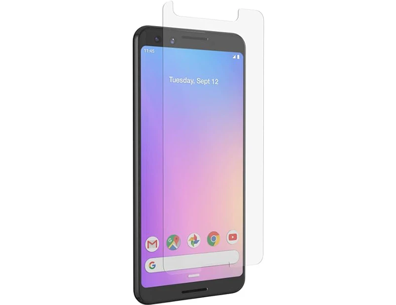 Zagg Glass Plus Vision Guard Screen Protection for Google Pixel 3 - Clear