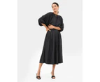 Forcast Women's Annalia Pleated Skirt - Black