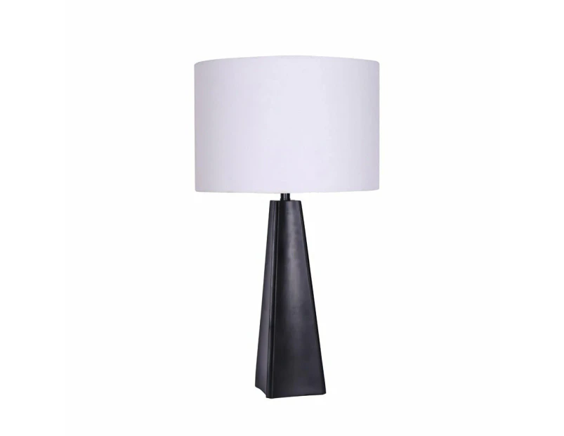 Table Lamp Desk Lamps Bedside Side Light Reading Polyresin Black Modern Lighting