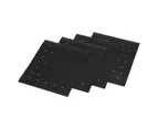 4Pcs 40X33Cm Barbecue Mat Nonstick Heatresistant Bbq Grill Mat With Holes For Home Outdoor