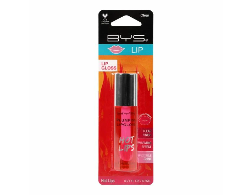 BYS Plumping Lip Gloss - Hot Lips - Red