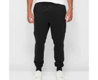 Target Panel Trackpants - Black