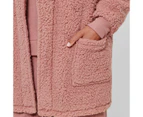 Target Sherpa Sleep Cardigan - Pink
