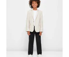 Target Linen Blend Boys Suit Jacket - Neutral