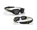 DECATHLON NABAIJI Swimming Goggles Smoked Lenses Size L - 500 Turn