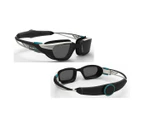 Nabaiji Swimming Goggles Smoked Lenses Size S - 500 Turn