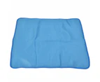 Pet Cooling Mat Breathable Soft Summer Dog Cat Sleeping Pad for Kennel Sofa Bed FloorBlue XL