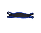 Snoring Stop Belt Adjustable Chin Strap Breathable Nylon Snoring Head Band for Men WomenBlue Black