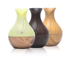 LED Colour Changing Patterned Vase Diffuser  Humidifiers for Bedroom, Home & Office-Crack Dark