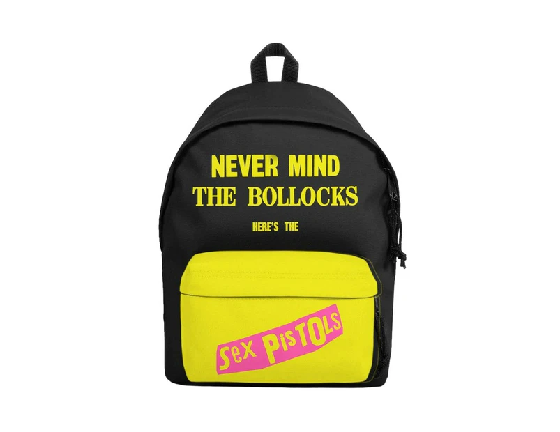 RockSax Never Mind The Bollocks Sex Pistols Backpack (Black/Yellow) - RA286