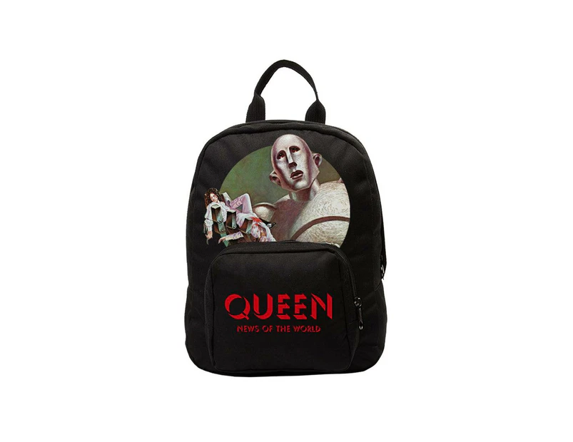 RockSax News Of The World Queen Mini Backpack (Black/Red) - RA354