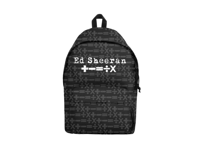 RockSax Symbols Pattern Ed Sheeran Backpack (Black) - RA367