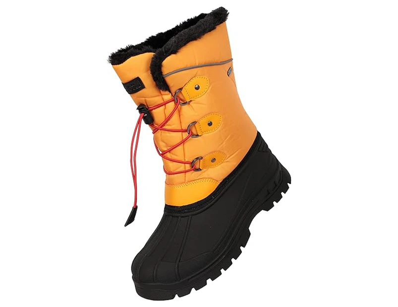 Mountain Warehouse Childrens/Kids Whistler Adaptive Snow Boots (Yellow) - MW1474