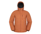 Mountain Warehouse Mens Henry II Extreme Down Filled Padded Jacket (Rust) - MW1738