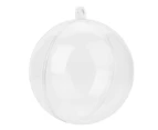 20 Pcs Clear Fillable Ornament Balls DIY Plastic Ball Christmas Decoration Tree Ball (5cm)