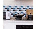 Household PVC Tile Pattern Wall Sticker Toilet Self Adhesive Waterproof Kitchen Bathroom Stickers Decor