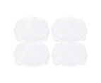 4PCS Flower Pin Holder Transparent Plastic Flower Fixed Tool Floral Pin with Sucker Base