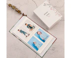 4 Inch Mini Photo Album Uniform Inner Core Pockets Small Picture Album with Natural Page Turning 4 Inch 2 Frames 200 Sheets Type 1