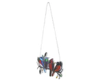 Hanging Bird Pendant Colorful Small Bird Group for Outdoor Garden Home Decoration