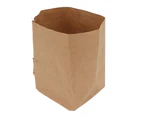 Washed Kraft Paper Bag Waterproof Flowerpot Food Storage Bag For Holding Food Fruits Vegetables Household Sundries M