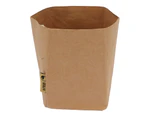 Washed Kraft Paper Bag Waterproof Flowerpot Food Storage Bag For Holding Food Fruits Vegetables Household Sundries S