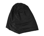 Fire Pit Cover Round Black Waterproof Dustproof Polyester Fiber Firepit Cover For Home Outdoor