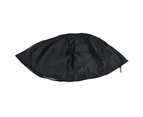 Fire Pit Cover Round Patio Outdoor Fireplace Cover Waterproof Dustproof Uv Protection For All Seasons Black