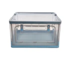Lidded Storage Bins Pp Stackable Containers Collapsible Storage Boxes With Double Door 55L