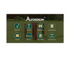 ALFORDSON Wooden Side Desk Coffee Table Outdoor Furniture Patio Garden Brown