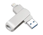 3 in 1 2TB USB Flash Drive U Disk Storage Memory Stick For iPhone iPad PC