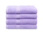 LINENOVA 550GSM Cotton 68x132cm Bath Towels Set 4Pcs-Lavender