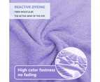 Linenova 450GSM Cotton Face Washers Set 10-Pack Lavender