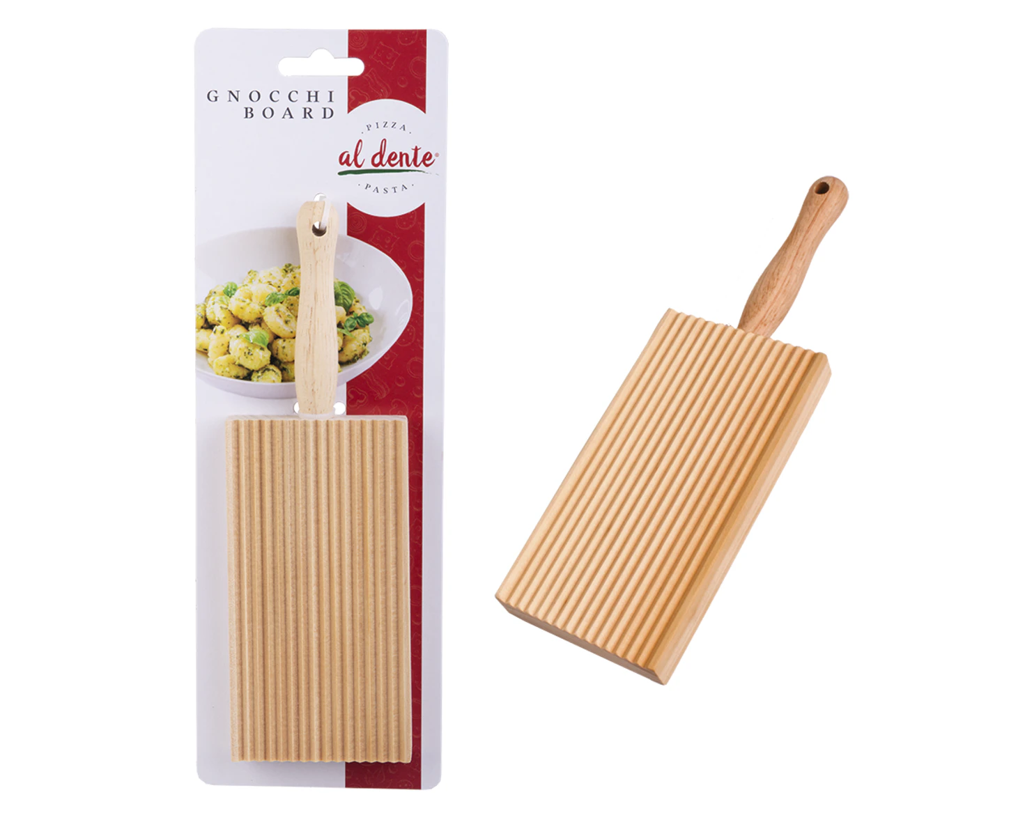 Al Dente Gnocchi Board - Rubberwood