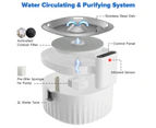 2L Automatic Water Dispenser Wireless Pet Dog Cat Drinking Bowl Fountain