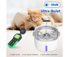 2L Automatic Water Dispenser Wireless Pet Dog Cat Drinking Bowl Fountain