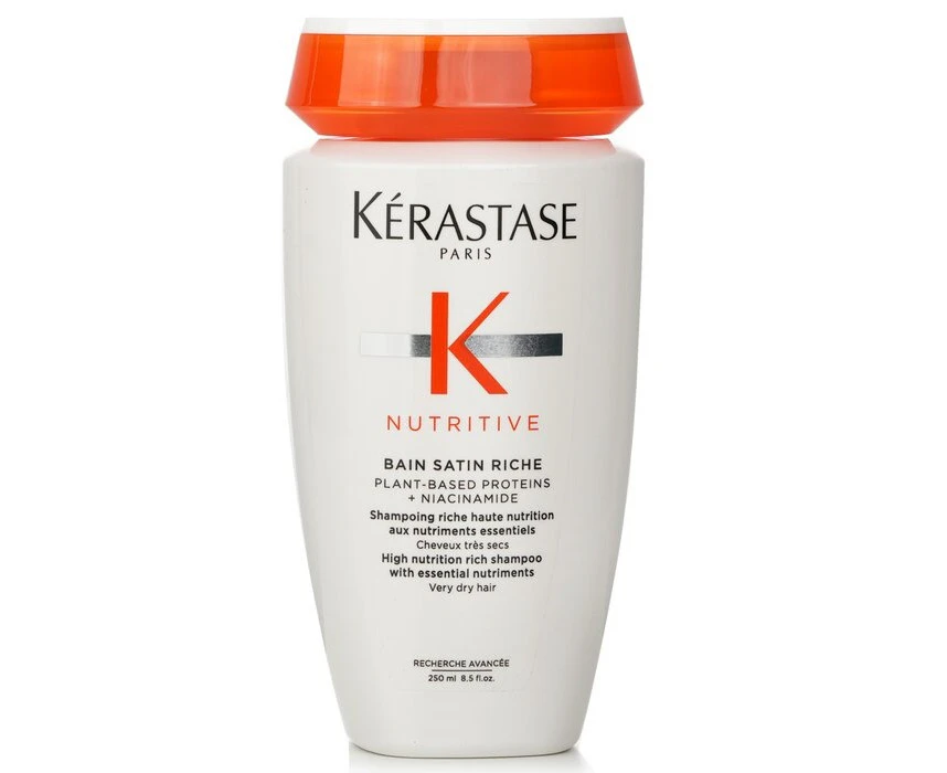 Kerastase Nutritive Bain Satin Riche High Nutrition Rich Shampoo With Essential Nutriments (Very Dry Hair) 250ml/8.5oz