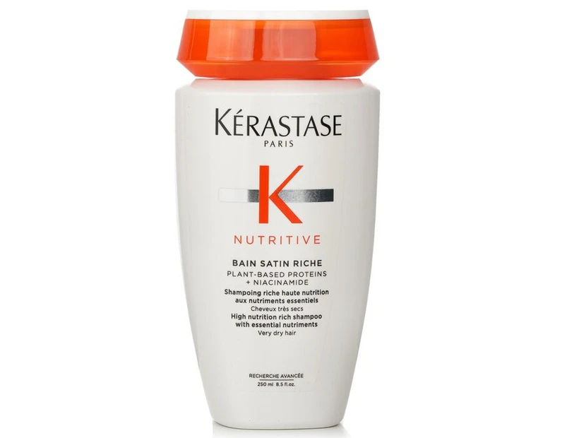 Kerastase Nutritive Bain Satin Riche High Nutrition Rich Shampoo With Essential Nutriments (Very Dry Hair) 250ml/8.5oz
