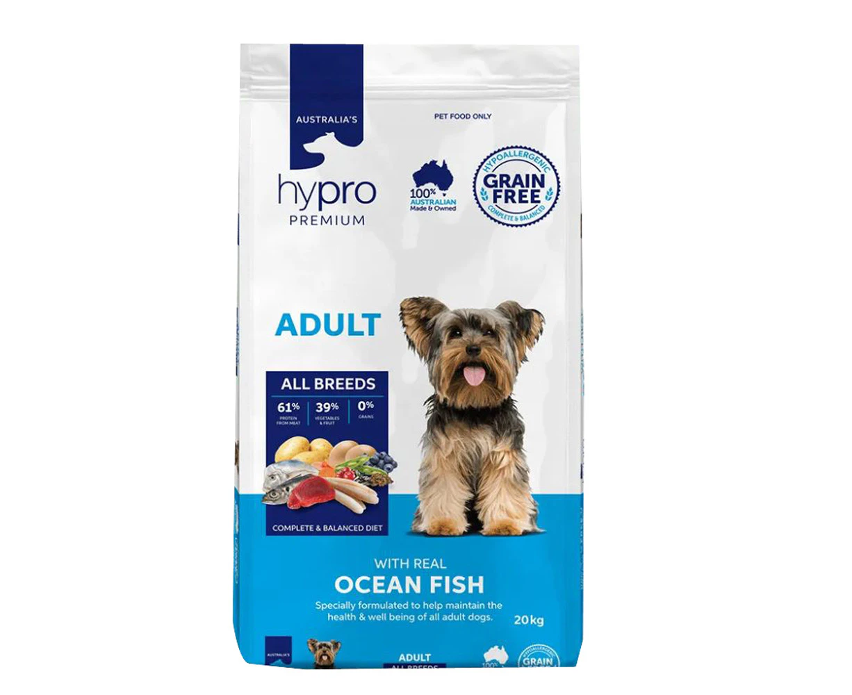 Hydro Premium 20kg Ocean Fish Adult Dog Grain Free Dry Food Kibble