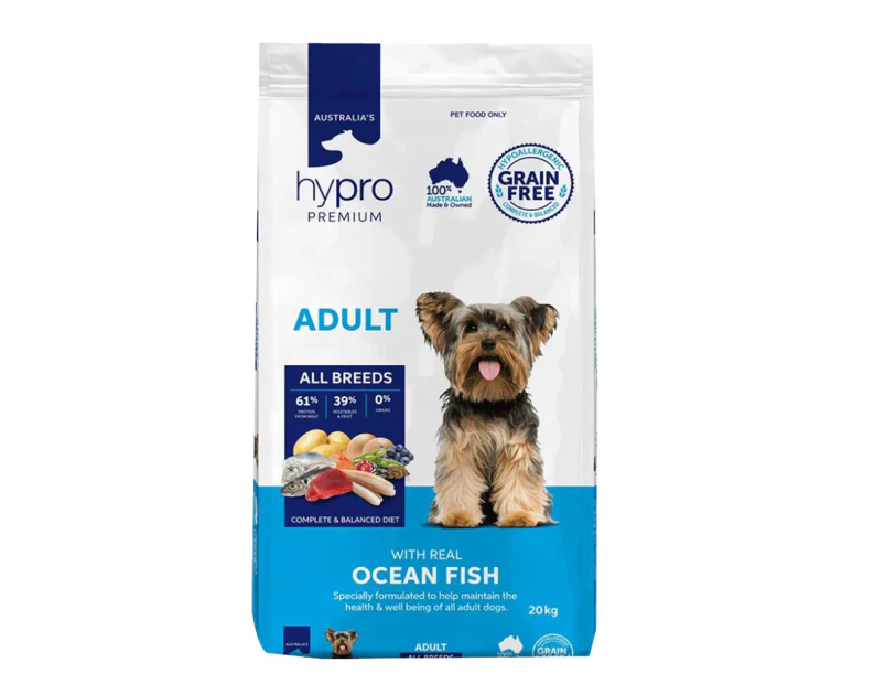 Hydro Premium 20kg Ocean Fish Adult Dog Grain Free Dry Food Kibble