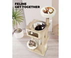 Alopet Cat Tree 142cm Trees Scratching Post Scratcher Tower Condo House Furniture Wood