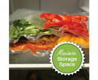 Oweite 10 Rolls Vacuum Food Sealer Bags 28CMx5M Seal Bags Seal Storage Compatible with All Vac Machines Food Saver Precut Meal Prep Storage Bags