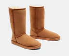 OZWEAR Connection Classic Long Ugg Boots - Chestnut