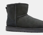 OZWEAR Connection Unisex Classic Mini Ugg Boots - Black
