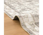 Extra Large Floor Rug Beige Non Slip Plush Lounges Carpet Persian Rugs 240x340cm