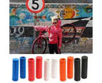 Rubber Grips For Bmx Mtb Cycle Road Mountain Bike Scooter Bicycle Handle Bar - Red