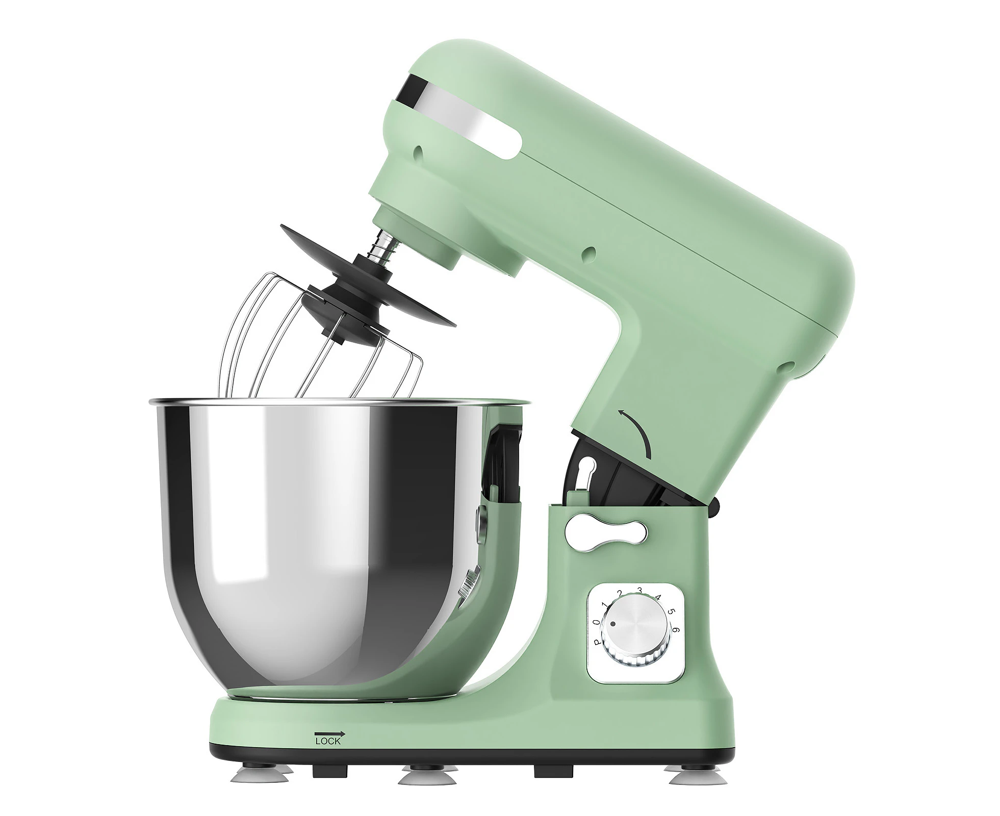 ADVWIN 6.5L Stand Mixer, 6-Speed Green Electric Food Mixer | 1400W