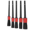 5Pcs Car Detailing Brush Set Auto Detail Brush Cleaning Kit For Cleaning Wheels Air Vents Engine