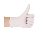 10Pcs Disposable Rubber Surgical Gloves Restaurant Livestock (M)