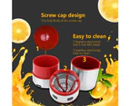 Portable Small Stainless Steel Orange Juicer Manual Fruit Squeezer Juice Maker